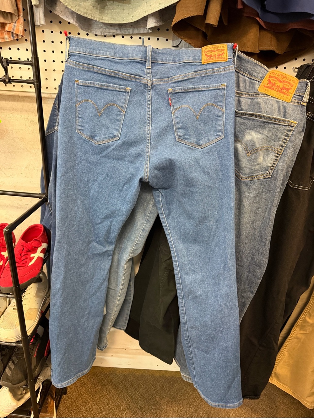 Levi's Women's Medium Blue Straight Leg Jeans